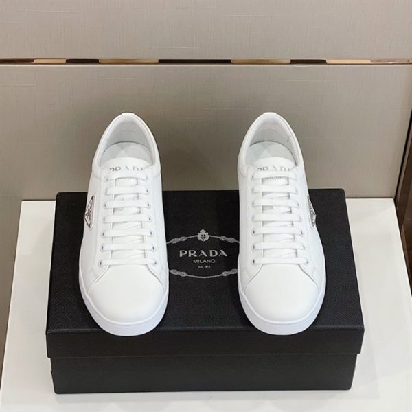 Prada Brushed Leather Sneakers - PS01