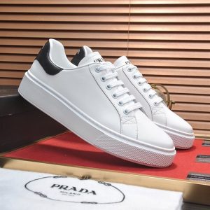 Prada Macro Leather Sneakers