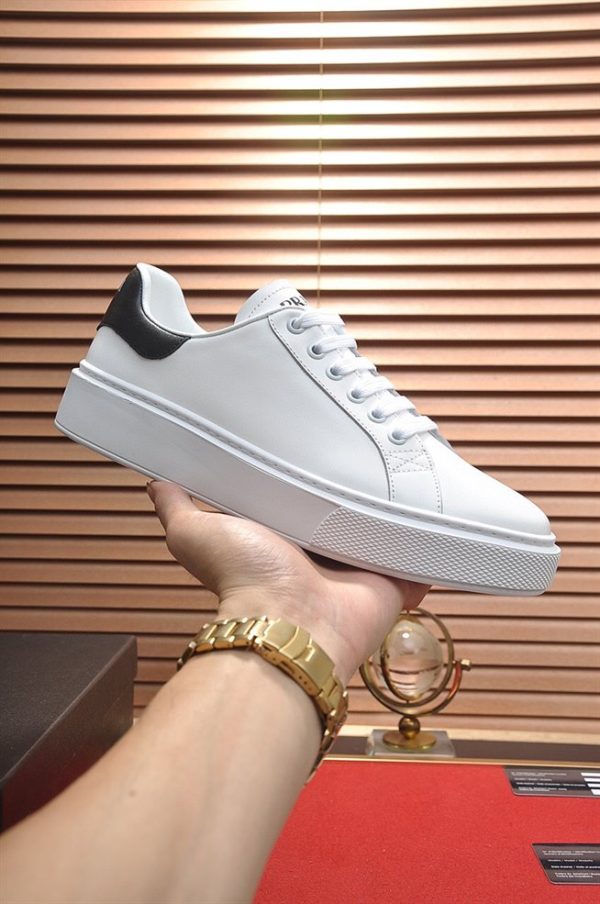 Prada Macro Leather Sneakers