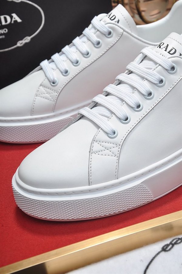 Prada Macro Leather Sneakers