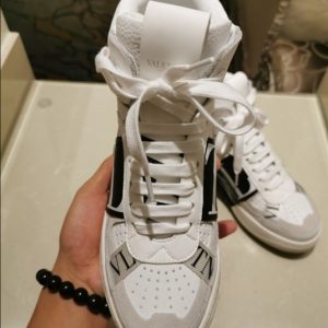 Valentino Garavani Mid-Top Calfskin VL7N Sneaker With Bands - VS11