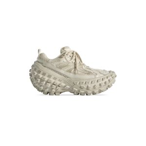 Balenciaga Bouncer Sneaker In Beige Mesh and Nylon