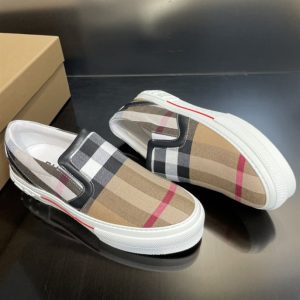 Burberry Exaggerated Check Cotton Sneakers - BS113