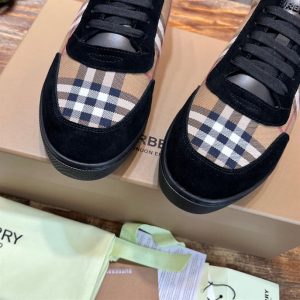 Burberry Vintage Check Cotton and Suede Sneakers - BS117