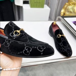 Gucci Jordaan GG Velvet Loafer - GL15