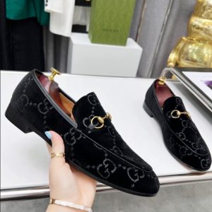 Gucci Jordaan GG Velvet Loafer - GL15