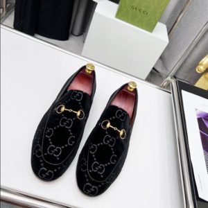 Gucci Jordaan GG Velvet Loafer - GL15