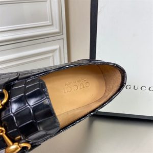 Men's Gucci Jordaan Crocodile Loafer - GL12