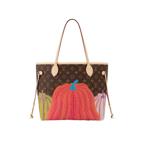 LV x YK Neverfull MM Tote Bags - L05