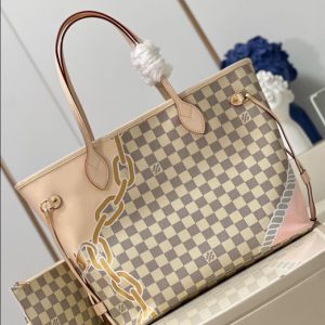 Louis Vuitton Neverfull MM Damier Azur Tote Bags - L07