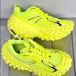 Balenciaga Bouncer Sneaker In Neon Yellow - GS36