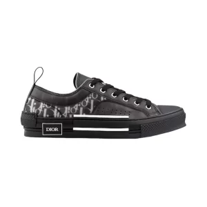 Dior B23 Low Top Sneaker In Black