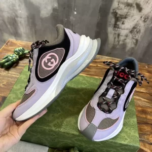 Gucci Run Sneaker In Lilac Suede - CS18