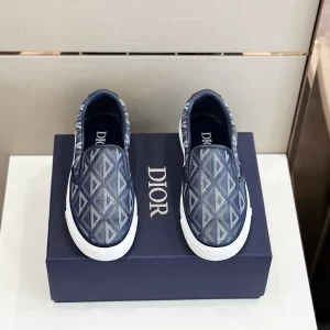 Dior B101 Slip-On Sneaker In Navy Blue - DS32