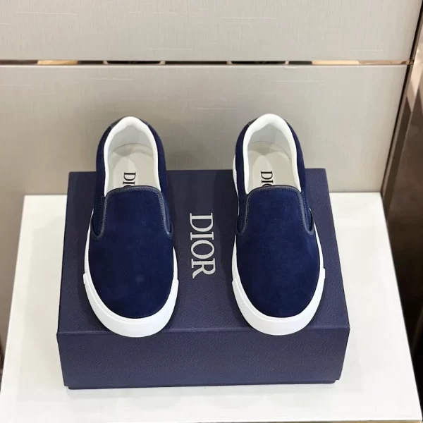 Dior B101 Slip-On Sneaker In Navy Blue - DS35