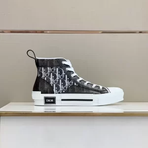 Dior B23 High-Top Sneaker In Black and White - DS31