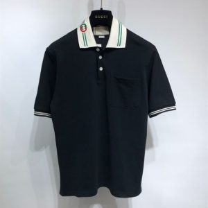 Gucci Cotton Piquet Polo with Interlocking G - GT09