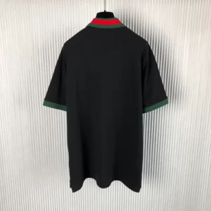 Gucci Cotton Piquet Polo with Web Collar - GT02