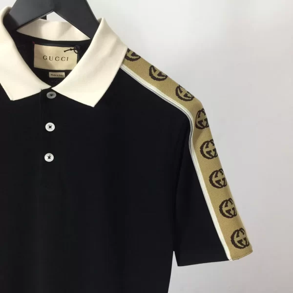 Gucci Polo with Interlocking G Stripe - GT14