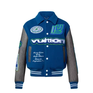 Louis Vuitton Embroidered Varsity Blouson - LK04