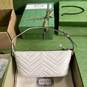 Gucci Marmont Shoulder Bag In White - GH12