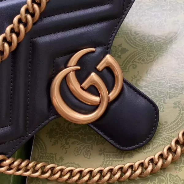 Gucci Marmont Small Shoulder Bag In Black - GH21