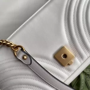 Gucci Marmont Small Shoulder Bag In White - GH19