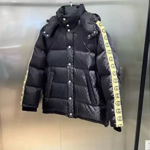 GG Jacquard Nylon Quilted Coat - GK10