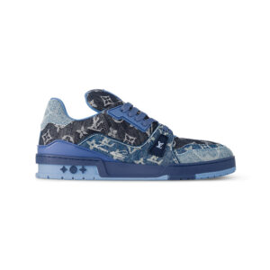 Louis Vuitton Trainer Sneaker In Blue - LS80