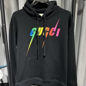 Cotton Sweatshirt with Gucci Blade Print - HG03