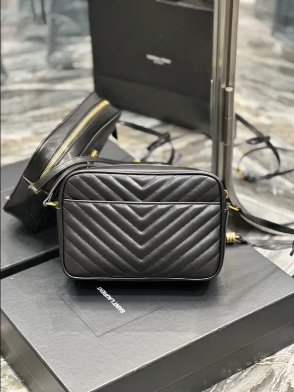 Saint Laurent Lou in Quilted Leather Camera Bag - YSL03