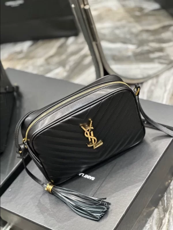 Saint Laurent Lou in Quilted Leather Camera Bag - YSL03