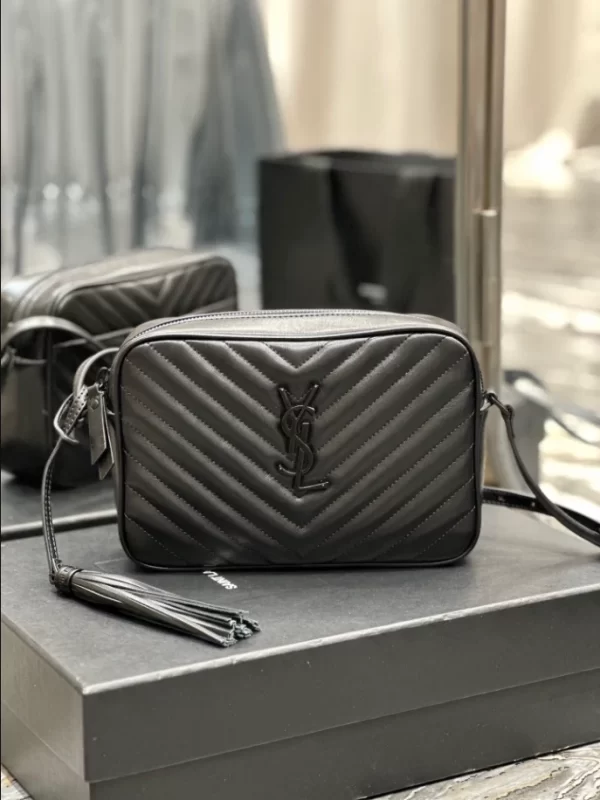 Saint Laurent Lou in Quilted Leather Camera Bag - YSL05