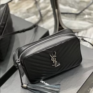 Saint Laurent Lou in Quilted Leather Camera Bag - YSL06