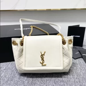 Saint Laurent Mini Nolita Lambskin Bag - YSL38