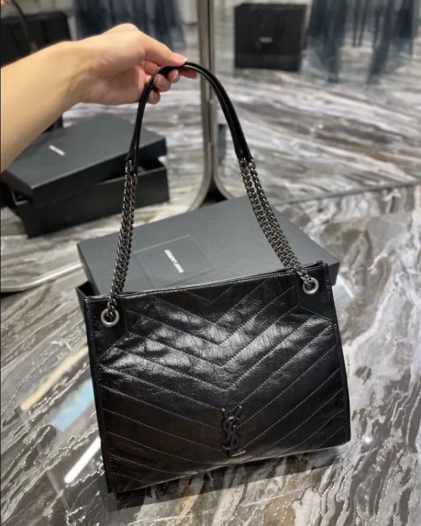 Saint Laurent Niki Shopping Bag in Vintage Leather - YST14