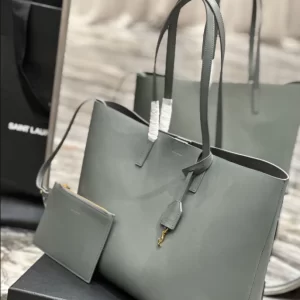 Saint Laurent Shopping Saint Laurent Leather Tote Bag - YST05