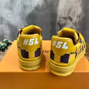 Louis Vuitton Trainer Sneakers In Yellow - LS100