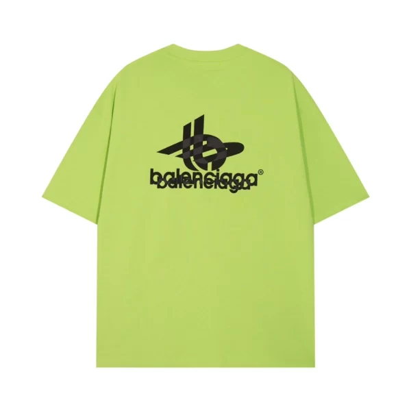 Balencia Layered Sports T-Shirt Oversized - BT17