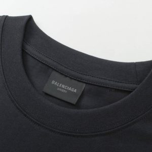 Balenciaga Logo Printed Crewneck T-Shirt - BT05