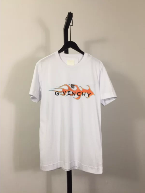 Givenchy Flames print T-shirt in Cotton - CT11