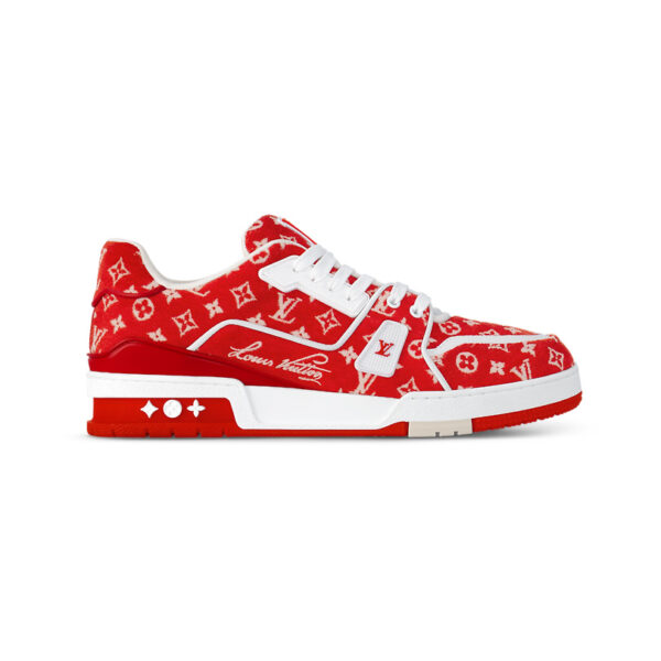 Louis Vuitton Trainer Sneaker in Red - LS115