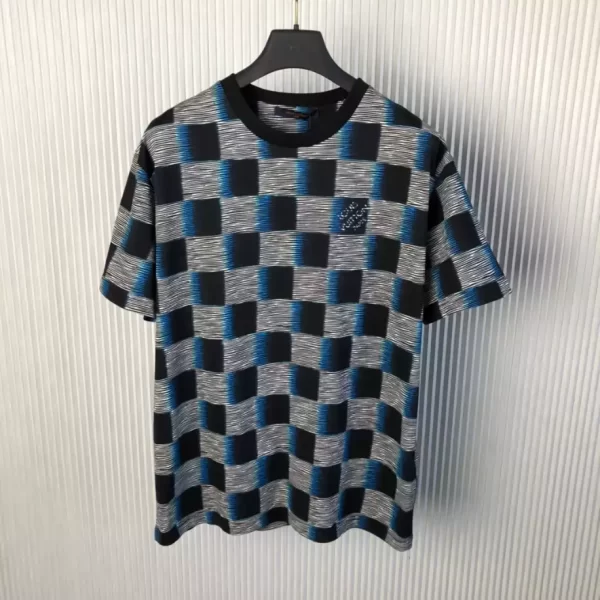 Louis Vuitton Damier Short-Sleeved Cotton T-Shirt - LT49