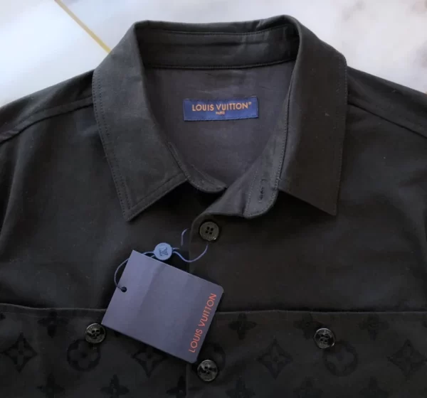 Louis Vuitton Flocked Casual Cotton Overshirt