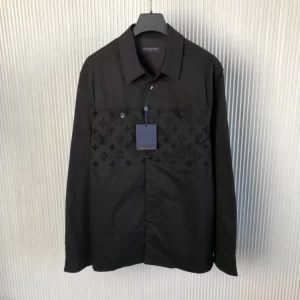 Louis Vuitton Flocked Casual Cotton Overshirt