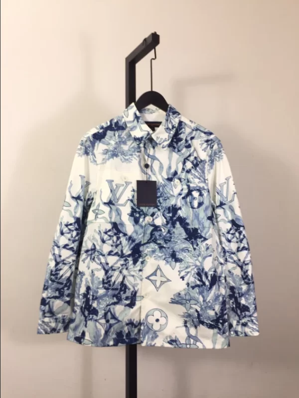 Louis Vuitton Printed Cotton Overshirt