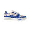 Louis Vuitton Trainer Sneaker In Blue- LS150