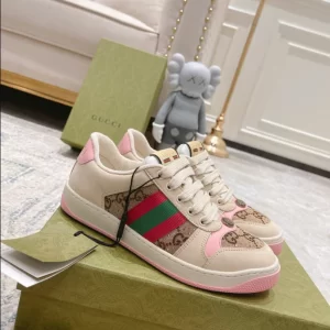 Gucci Screener Sneakers With Crystals - CS73