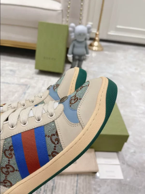 Gucci Screener Sneakers With Crystals - CS74