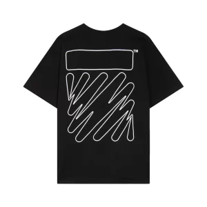 Wave Outline Diag Slim SS Tee